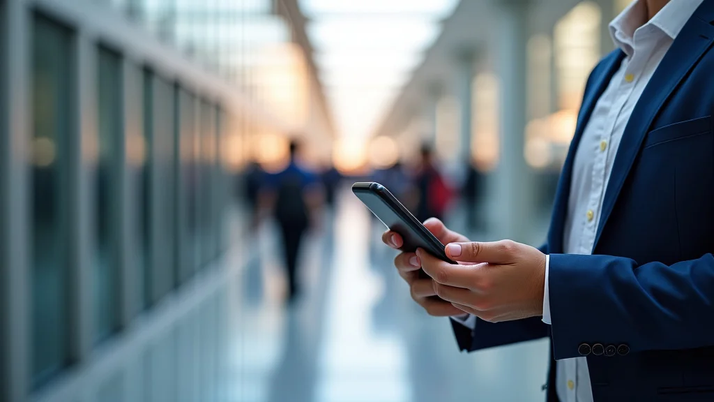 The image shows professionals discussing opportunities for Europe work permit jobs for Bangladesh.