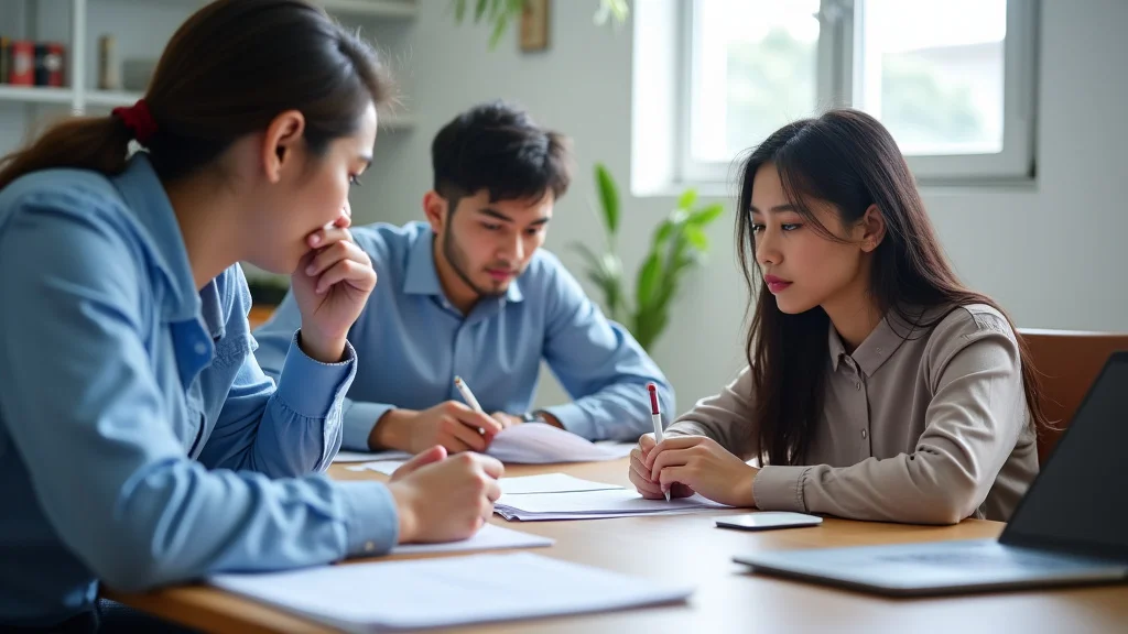 The image shows a laptop screen displaying documents related to Govt Job Exam Preparation Bangladesh PDF Download.