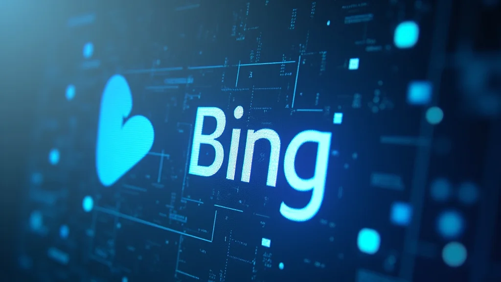 The image shows a search engine results page highlighting how to rank fast on Bing.