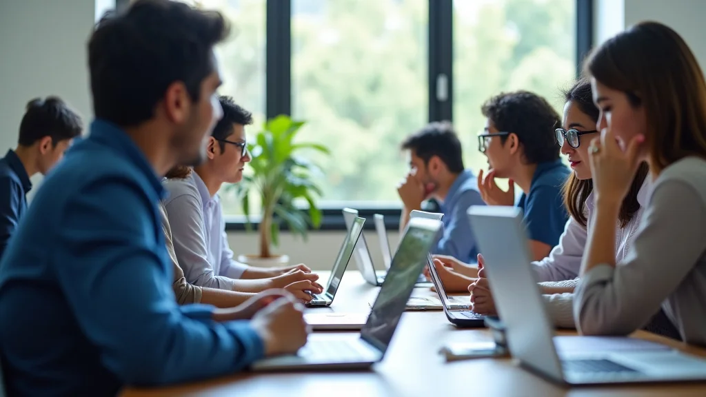 The image shows a computer screen displaying an NGO job circular for Bangladesh with online application instructions.
