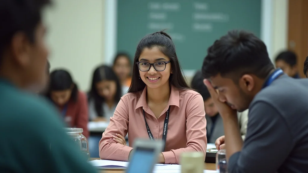 This image shows a group of people looking at a notice board, likely related to the Primary Teacher Job Circular Bangladesh.