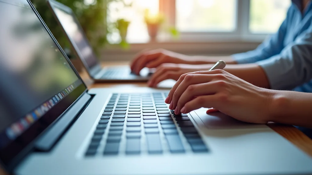 The image shows a computer screen displaying the Union Parishad Job Circular Apply Online Guide.